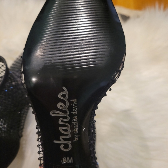 CHARLES BY CHARLES DAVID "AFTERHOURS" SPARKLY MESH BOOTIES - Picture 3 of 10